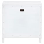 GRACEMONT 3-DRAWER BEDROOM NIGHTSTAND BEDSIDE TABLE WHITE - Image 7