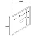 GRACEMONT DRESSER MIRROR WHITE - Image 5