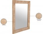 Cresthill Oak Wood Frame Mirror - Image 7