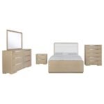 LADERA 5-PIECE QUEEN BEDROOM SET LIGHT ELM - Image 2