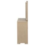 LADERA 6-DRAWER BEDROOM DRESSER AND MIRROR LIGHT ELM - Image 5