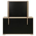 LADERA 6-DRAWER BEDROOM DRESSER AND MIRROR LIGHT ELM - Image 7
