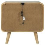 ROBYN 2-DRAWER NIGHTSTAND BEDSIDE TABLE LIGHT ASH - Image 7