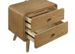ROBYN 2-DRAWER NIGHTSTAND BEDSIDE TABLE LIGHT ASH - Image 10