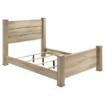 OAKGLEN 5-PIECE QUEEN BEDROOM SET WEATHERED OAK - Image 3