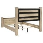 OAKGLEN 5-PIECE QUEEN BEDROOM SET WEATHERED OAK - Image 4