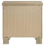 OAKGLEN 2-DRAWER NIGHTSTAND BEDSIDE TABLE WEATHERED OAK - Image 7