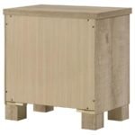 OAKGLEN 2-DRAWER NIGHTSTAND BEDSIDE TABLE WEATHERED OAK - Image 8