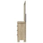 OAKGLEN 6-DRAWER BEDROOM DRESSER AND MIRROR WEATHERED OAK - Image 5