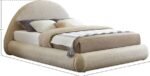 Rudy Teddy Fabric Upholstered Bed - Image 11