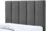 Harper Linen Textured Fabric Upholstered Trundle Bed - Image 7