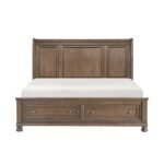 2259KBR-1EK* Eastern King Platform Bed with Footboard Storage