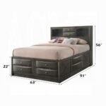 Ireland Queen Bed W/Storage - Image 6