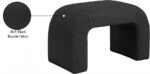 Niagara Boucle Fabric Upholstered Bench - Image 7