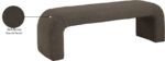 Niagara Boucle Fabric Upholstered Bench - Image 8