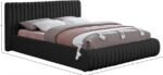 Nash Boucle Fabric Upholstered Bed - Image 9