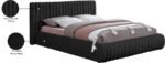 Nash Boucle Fabric Upholstered Bed - Image 10
