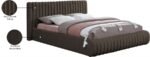 Nash Boucle Fabric Upholstered Bed - Image 10