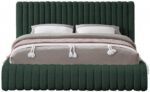 Nash Boucle Fabric Upholstered Bed - Image 3