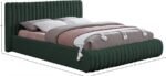Nash Boucle Fabric Upholstered Bed - Image 9