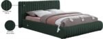 Nash Boucle Fabric Upholstered Bed - Image 10