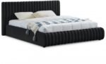 Nico Velvet Upholstered Bed