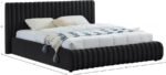 Nico Velvet Upholstered Bed - Image 8