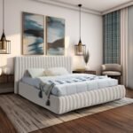 Nico Velvet Upholstered Bed - Image 2
