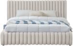 Nico Velvet Upholstered Bed - Image 3