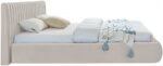 Nico Velvet Upholstered Bed - Image 5
