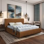 Nico Velvet Upholstered Bed - Image 2
