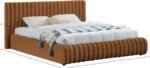 Nico Velvet Upholstered Bed - Image 8