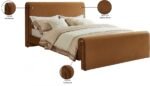 Sloan Velvet Upholstered Bed - Image 8