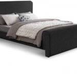 Stylus Boucle Fabric Upholstered Bed