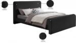 Stylus Boucle Fabric Upholstered Bed - Image 9
