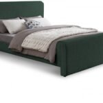 Stylus Boucle Fabric Upholstered Bed