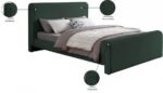 Stylus Boucle Fabric Upholstered Bed - Image 9