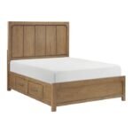 2336-1* Queen Platform Bed with Storage Side Rails - Image 3