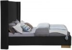 Halton Boucle Fabric Upholstered Bed - Image 5