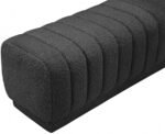 Heathrow Boucle Fabric Upholstered Bench - Image 5