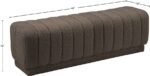 Heathrow Boucle Fabric Upholstered Bench - Image 6
