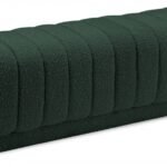 Heathrow Boucle Fabric Upholstered Bench