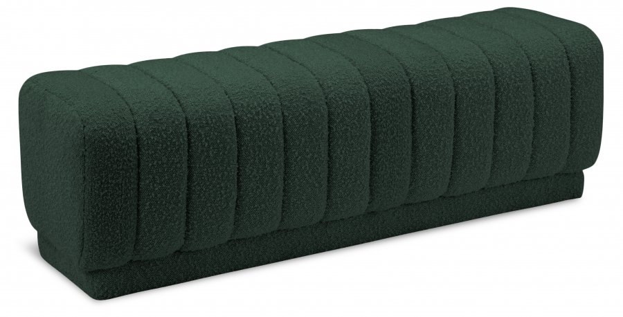 23394.jpg Heathrow Boucle Fabric Upholstered Bench - Image 1