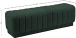 Heathrow Boucle Fabric Upholstered Bench - Image 6