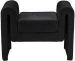 Sloan Velvet Upholstered 31.5" Bench - Image 3
