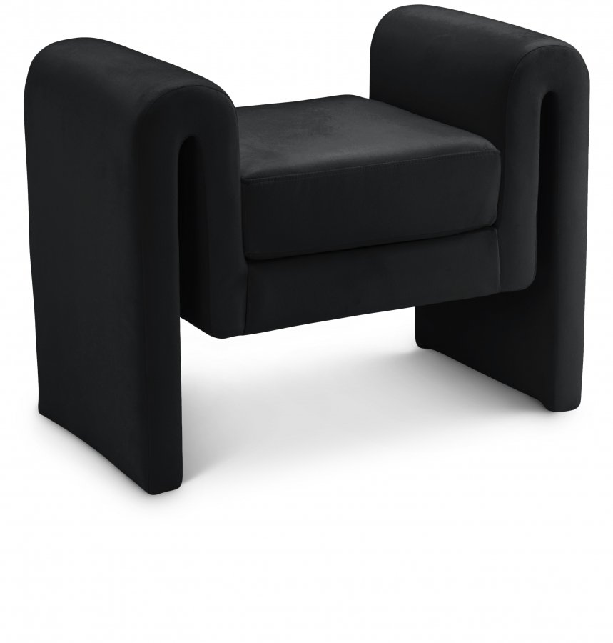 23399.jpg Sloan Velvet Upholstered 31.5" Bench - Image 1