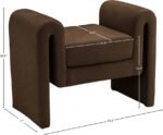 Sloan Velvet Upholstered 31.5" Bench - Image 6