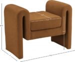 Sloan Velvet Upholstered 31.5" Bench - Image 6