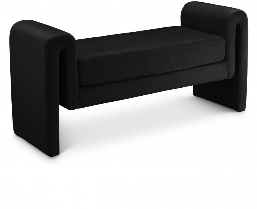 23404.jpg Sloan Velvet Upholstered 51" Bench - Image 1