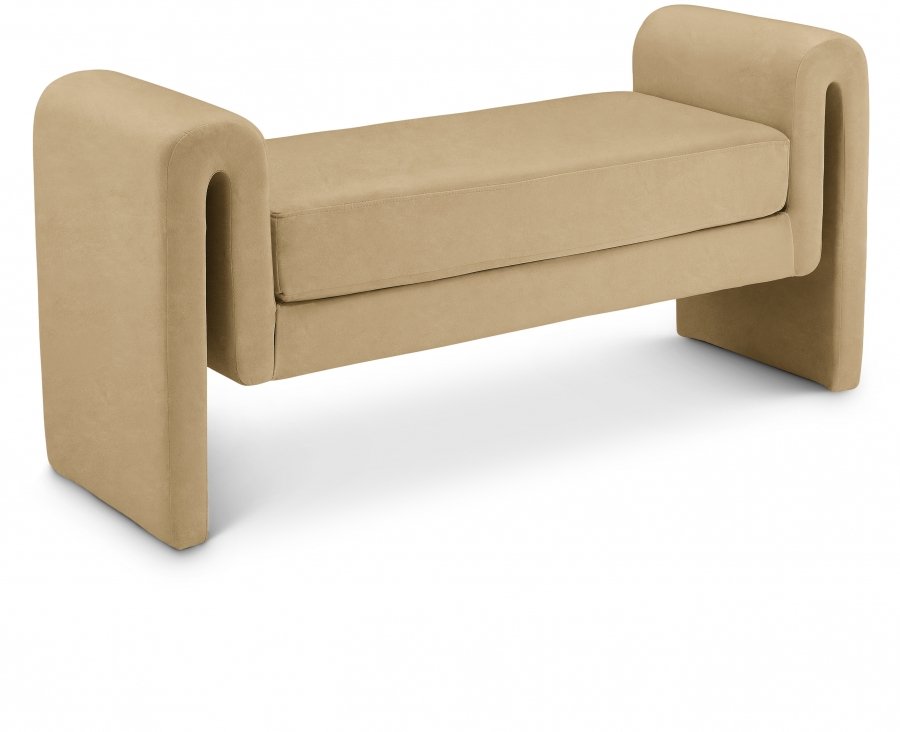 23406.jpg Sloan Velvet Upholstered 51" Bench - Image 1